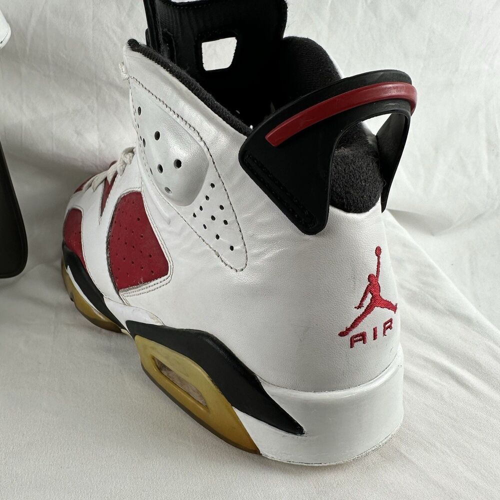 Nike 384664-160 Air Jordan 6 Retro 2014 Shoes Carmine NO BOX Size 12 Basketball - Picture 5 of 14
